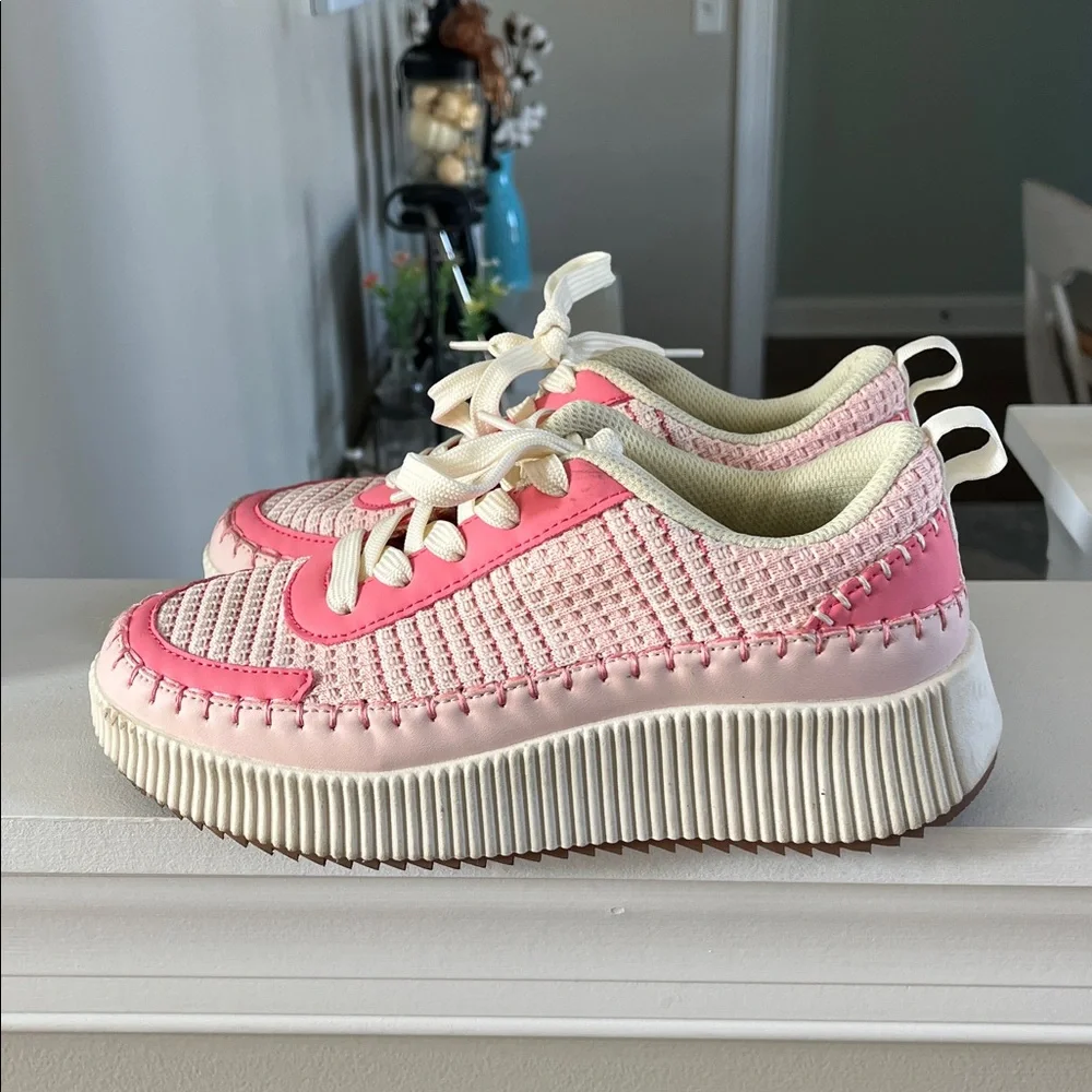 LUCKY STEP Air Cooled Pink Sneakers size 7 - Picture 9 of 13